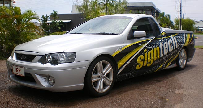 Digital company vehicle wraps